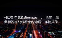 网红在昨晚遭遇mogushipin愤怒，蘑菇影视在线观看全网炸锅，详情揭秘